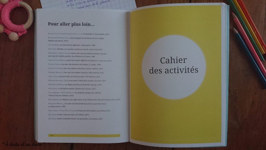 Cahier d'activités, Je transmets des valeurs positives